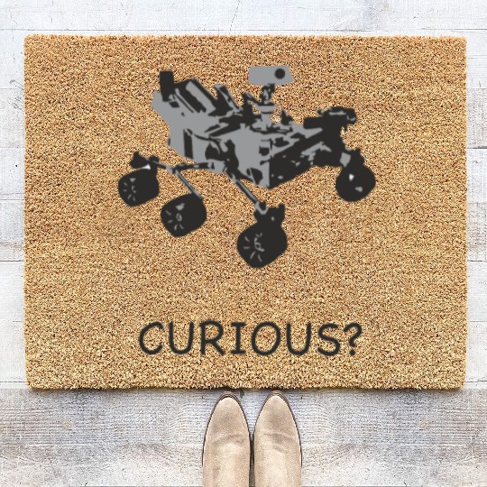 Curiosity Mars Rover Coir Doormats