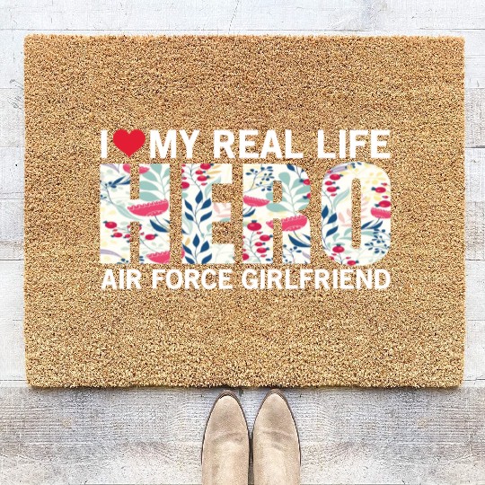 Air force Girlfriend Coir Doormats!