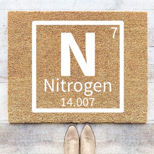 Nitrogen — Periodic Table Element 7 Coir Doormats