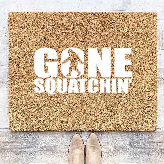 big foot sasquatch New Coir Doormats