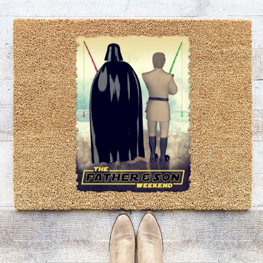 Vader and Luke Weekend Coir Doormats