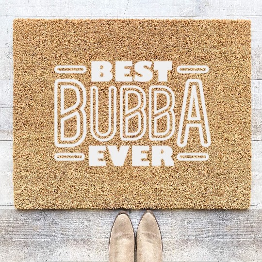 Best Bubba Ever, Funny Big Brother, Sibling Day, Coir Doormats