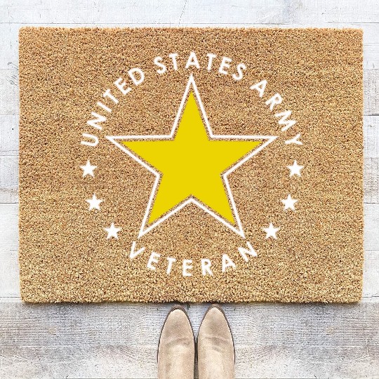 US Army Veteran Coir Doormats