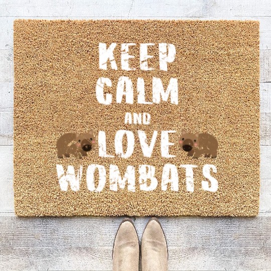 Wombat Love Coir Doormats