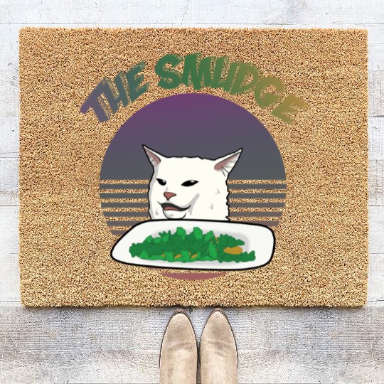 Smudge The Cat Meme Coir Doormats