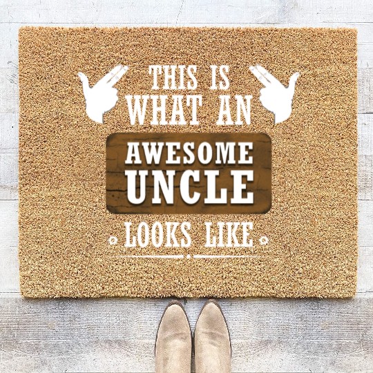 Awesome Uncle Coir Doormats