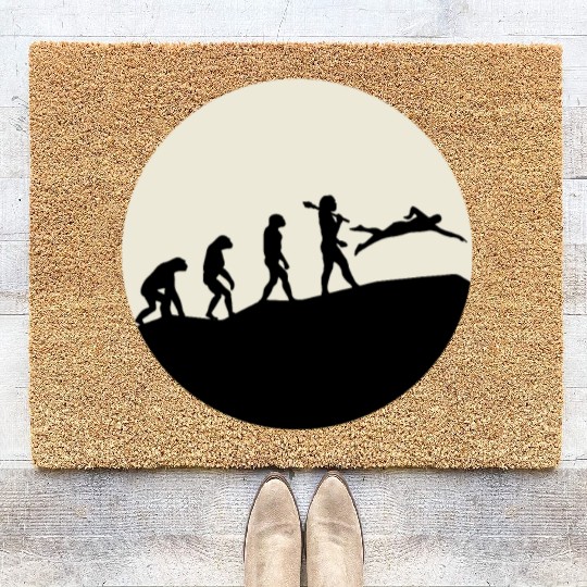 Swimmers Evolution Moon Coir Doormats