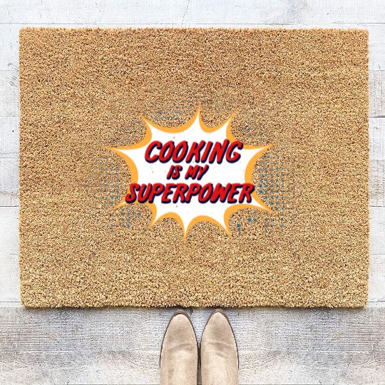 Cooking Is My Superpower Coir Doormats