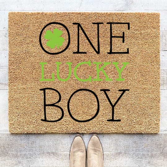 One lucky boy Coir Doormats