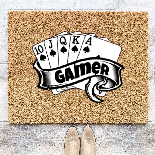 4 Aces Gamer Poker Coir Doormats