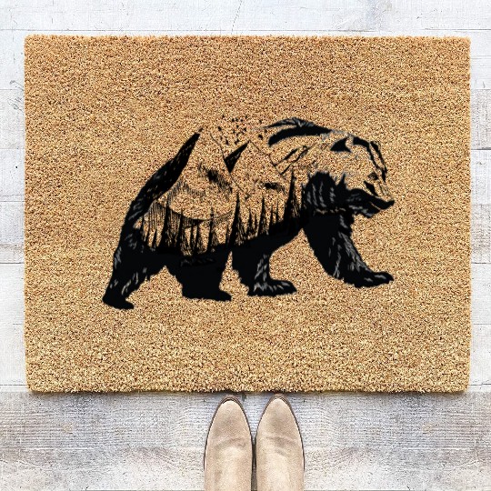 Natural bear Coir Doormats