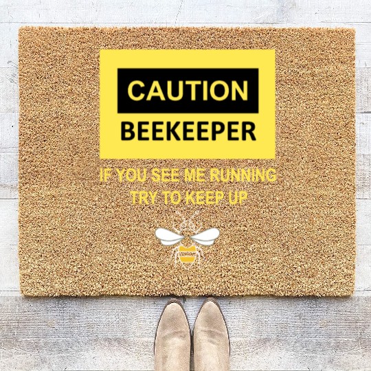 Beekeeping Lovers Bees Beekeeper Gift Coir Doormats