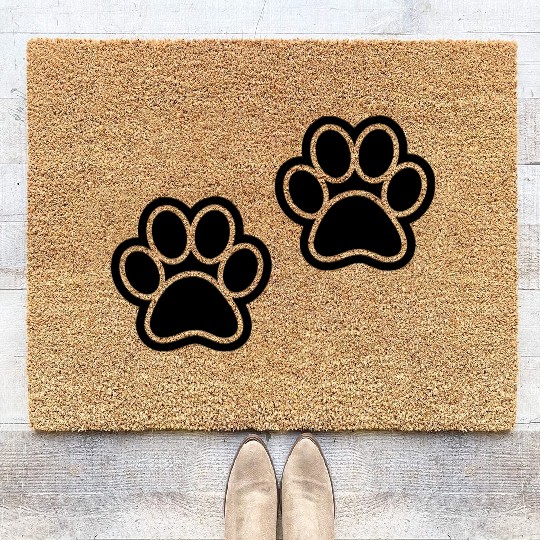 Paw Prints Coir Doormats