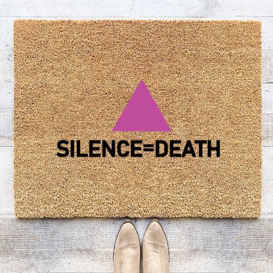 Silence=death Coir Doormats