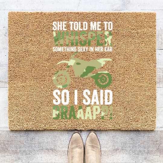 Motocross Dirt Bike Coir Doormats