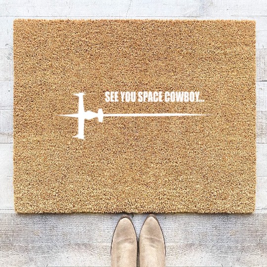See you Space Cowboy Coir Doormats