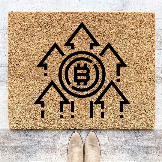 Bitcoin, Cryptocurrency Coir Doormats