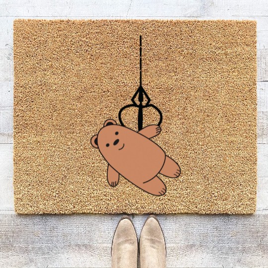 Teddy bear claw machine Coir Doormats
