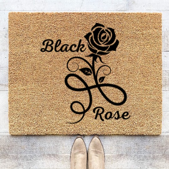 Black Rose Coir Doormats