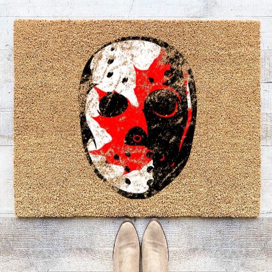 Old School Goalie Mask-Canada Coir Doormats