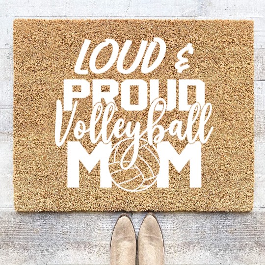 Volleyball Player Beach Team Setter Volley Gift Coir Doormats