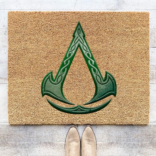valhalla assassin logo Coir Doormats