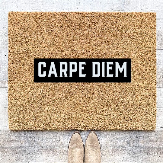 Carpe diem Coir Doormats