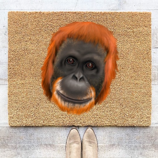 Orang-Utan Monkey Ape Coir Doormats
