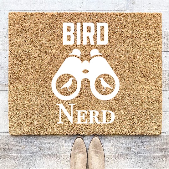 Bird Nerd Coir Doormats