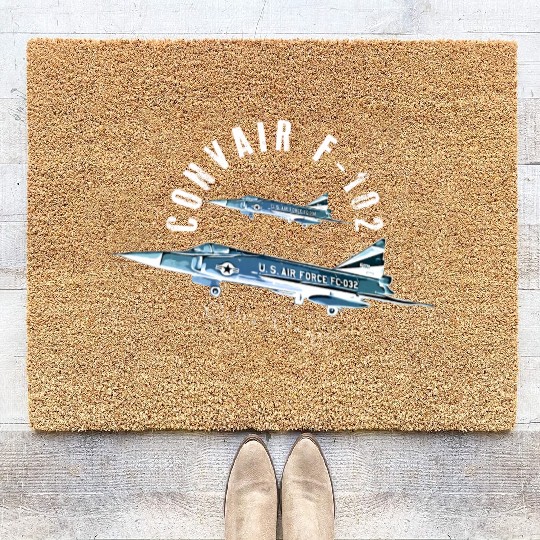 Convair F-102 Delta Dagger Coir Doormats