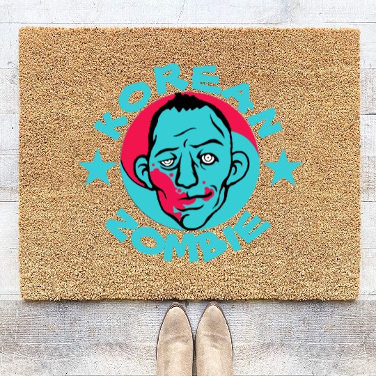 korean zombie Coir Doormats