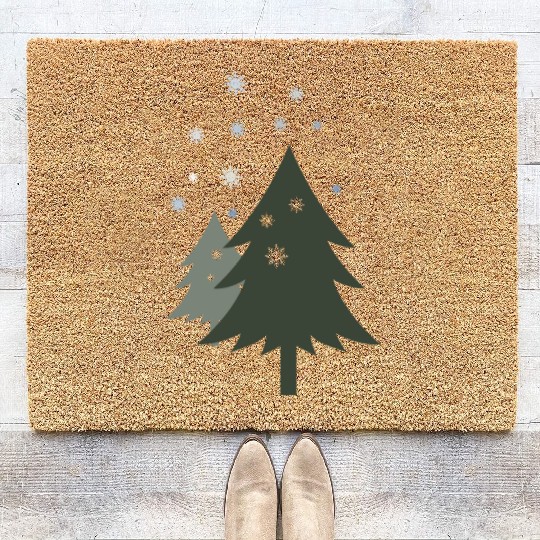 winter wonderland Coir Doormats