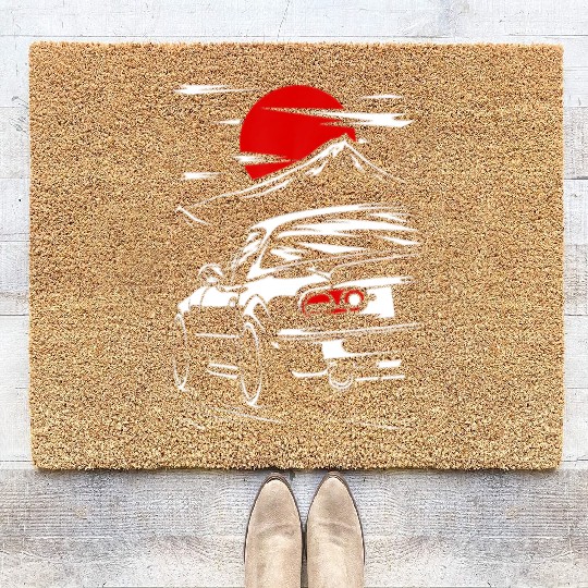Miata mx5 JDM car Coir Doormats