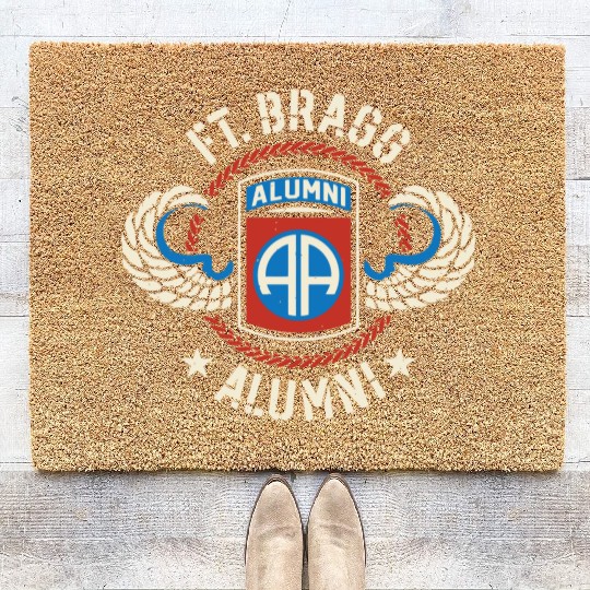 Ft Bragg Alumni Us Army 82Nd Airborne Division Par Coir Doormats