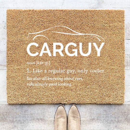 Car Guy Definition I - Cool Car Coir Doormats