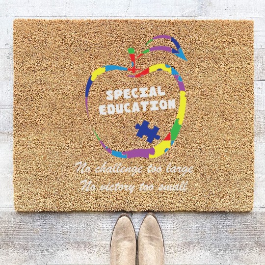 Autism Special Education Teacher Coir Doormats