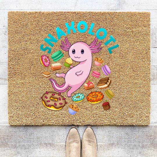 Axolotl Snack Snaxolotl Coir Doormats