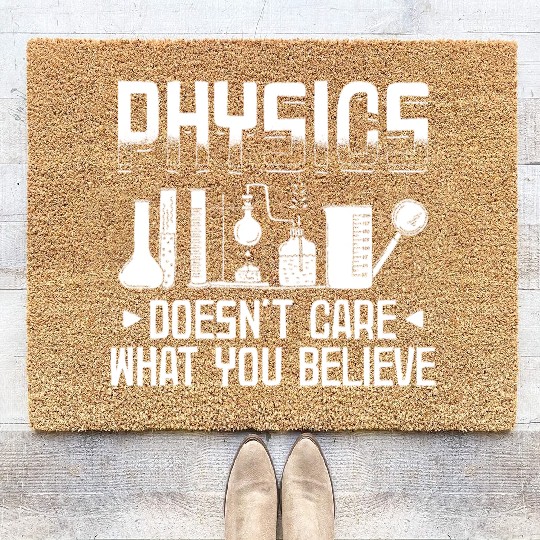 Physics Science | Physician Student Gifts Coir Doormats