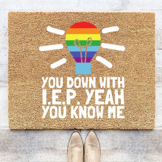 Inclusion SPED Special Education Teacher Coir Doormats