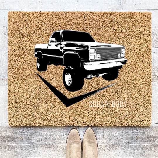 Squarebody Classic Square Body Truck Coir Doormats