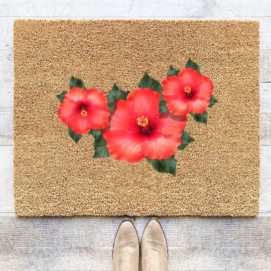 Hibiscus Coir Doormats