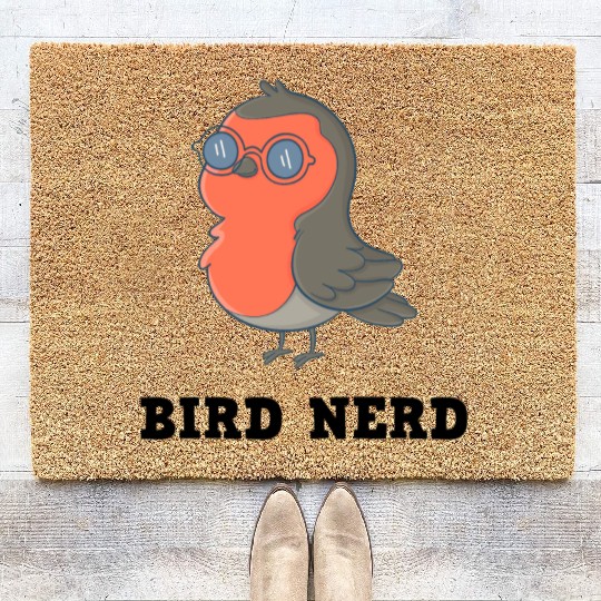 Bird Nerd Coir Doormats