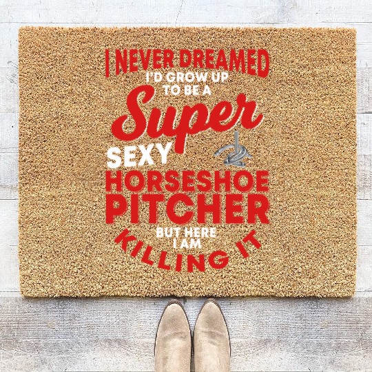 Horseshoe Pitcher Coir Doormats
