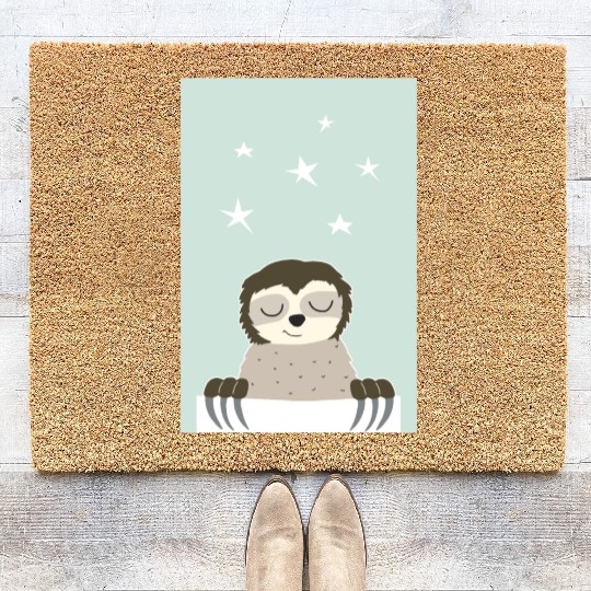 Sloth Dreams Coir Doormats