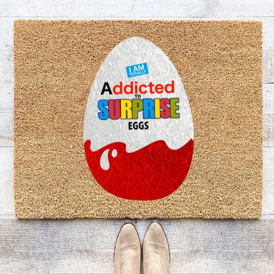 Delicious Schokobons Kinder Egg Coir Doormats