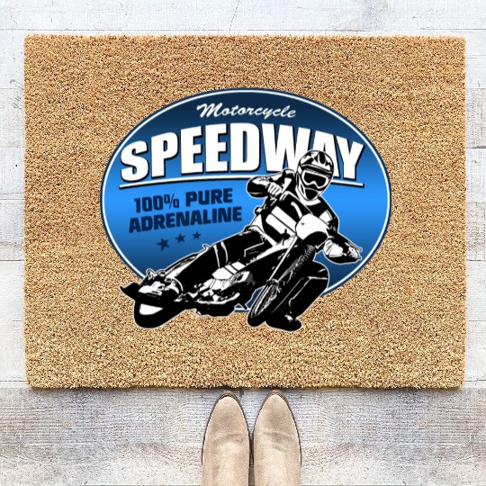 Motorcycle Speedway Racing Coir Doormats