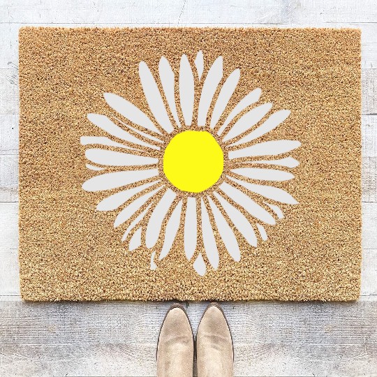 Daisy Bloom Coir Doormats