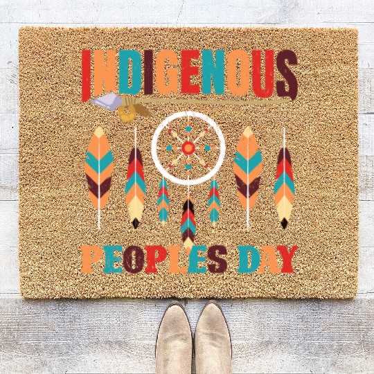 Native American Indigenous Peoples Day Coir Doormats