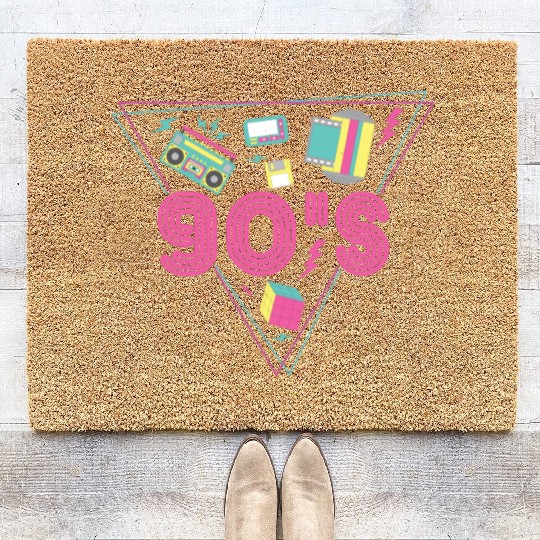 90s 90s Party 90s Music 90s Music Coir Doormats