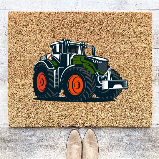 Tractors for the farmer, on the farm Coir Doormats